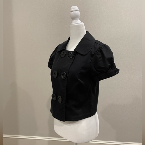 The Limited cotton stretch cropped jacket in black 🖤 - Picture 4 of 9